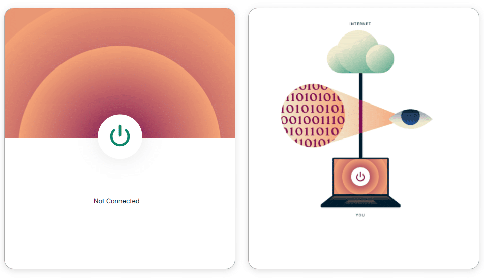 O botão central do aplicativo, se mostrar "Connected" em verde, indica que o VPN está ativo e você deve conseguir acessar sites restritos. Se mostrar "Not Connected", o VPN está inativo.